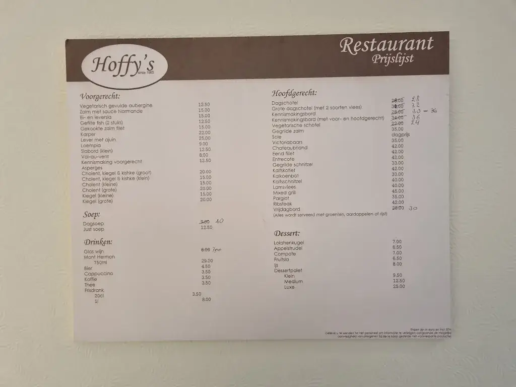 Menu_Hoffy's Restaurant & Take Away_Antwerpen_image_2