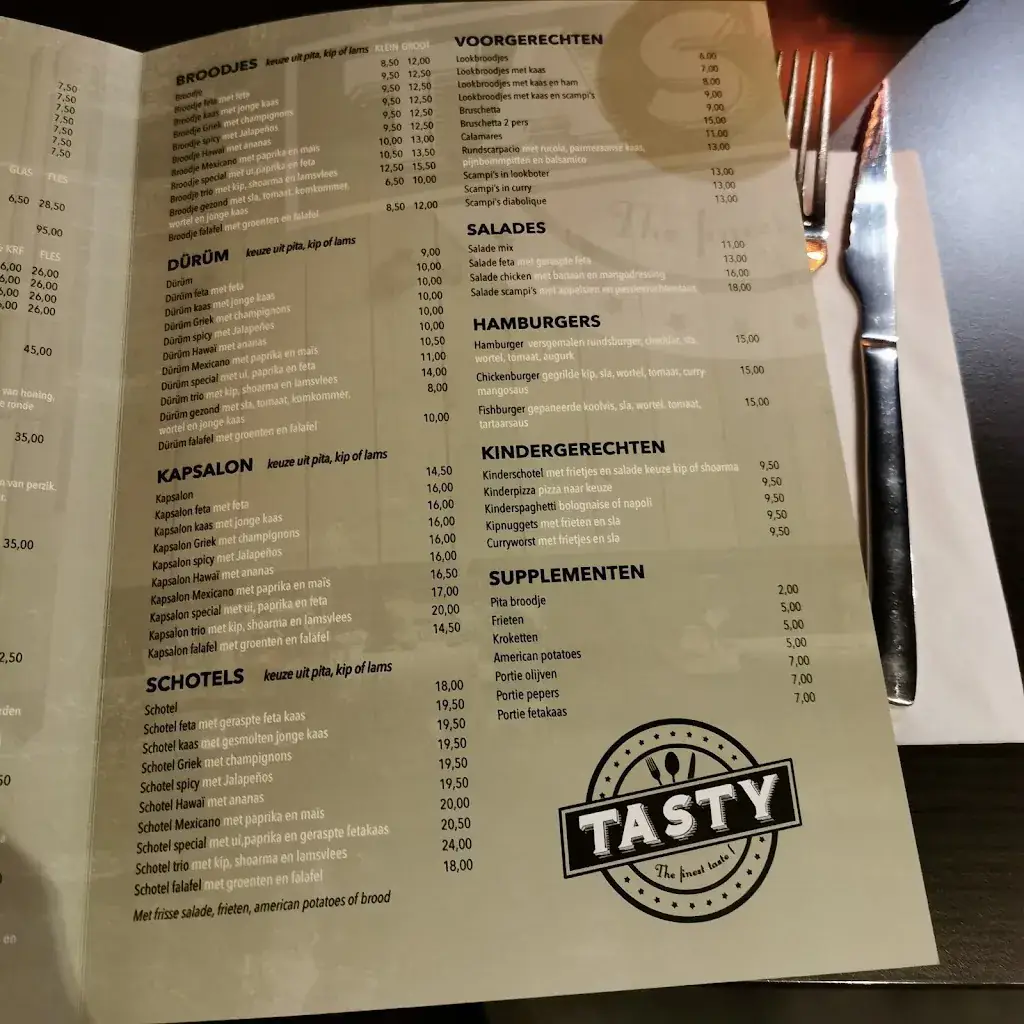 Menu_Tasty Ranst_Mortsel_imagen_4