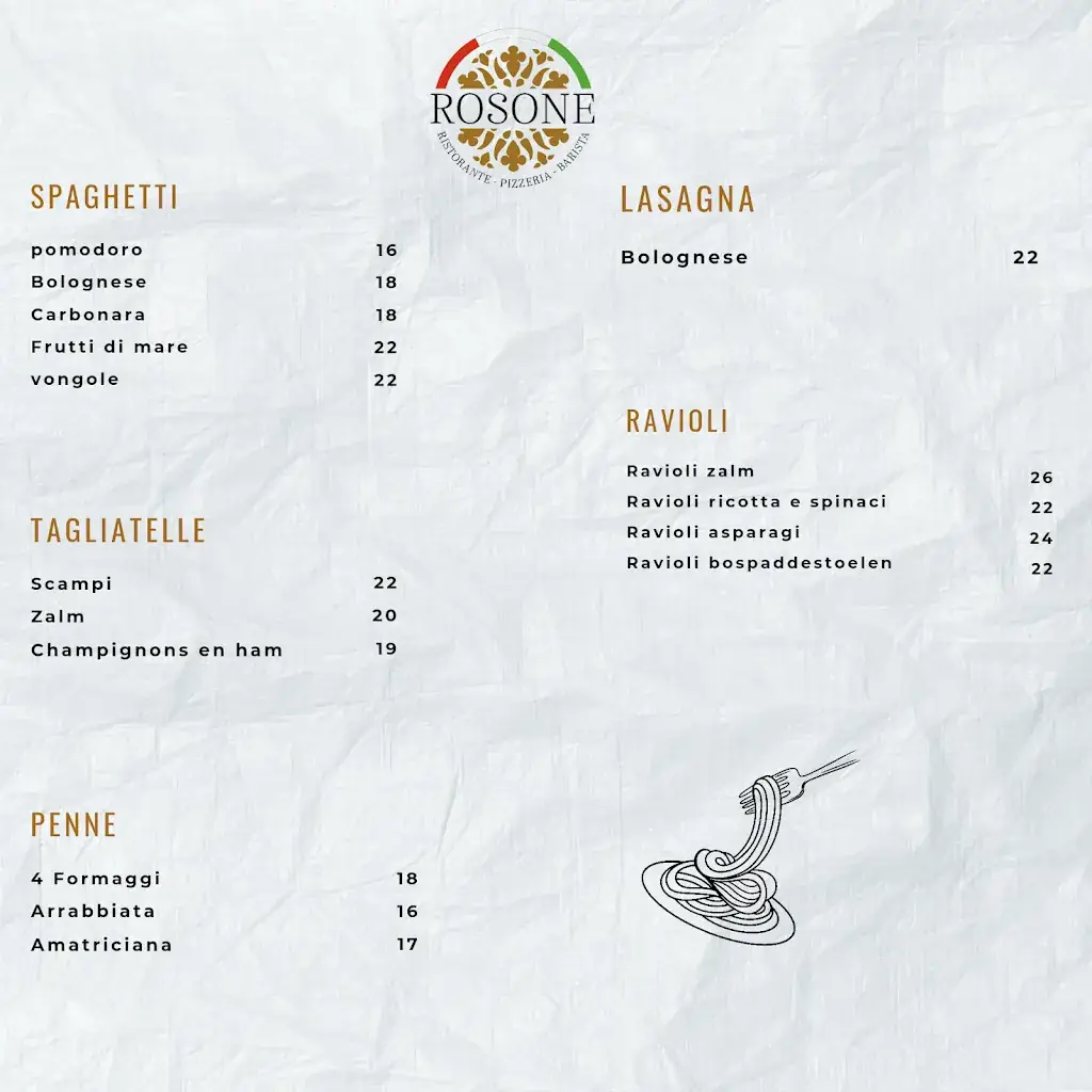Menu_Rosone Italiaans restaurant_Ronse_image_3