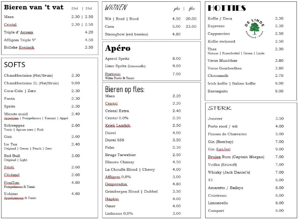 Menu_De Linde_Rumst_image_1