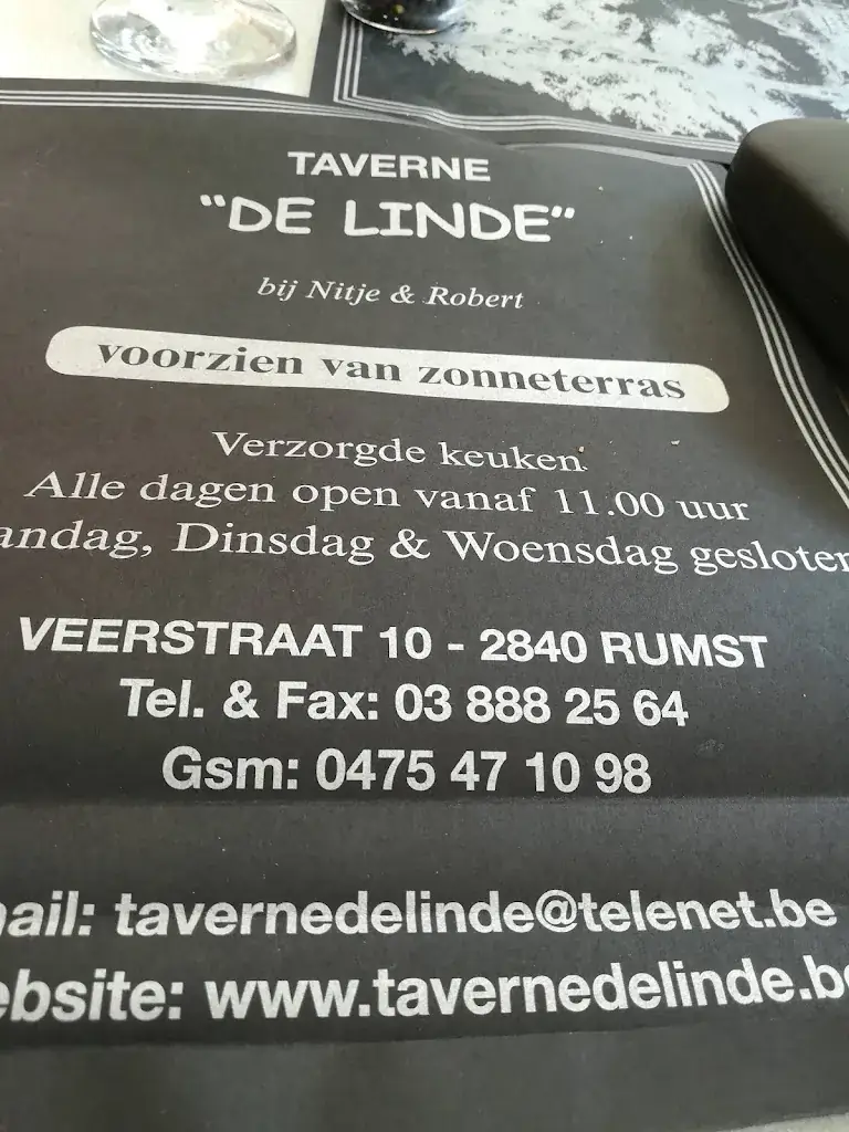 Menu_De Linde_Rumst_image_3