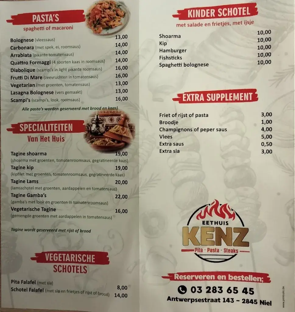 Menu_Eethuis Kenz Niel_Niel_imagen_2