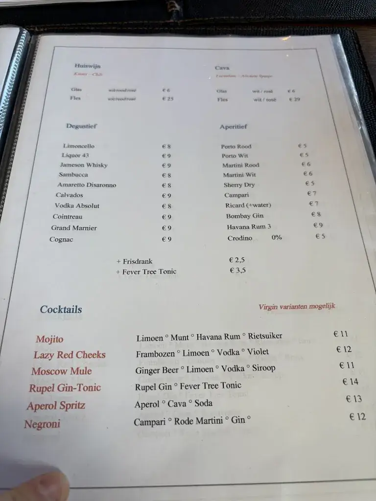 Menu_Lientje's Bistro_Niel_image_1