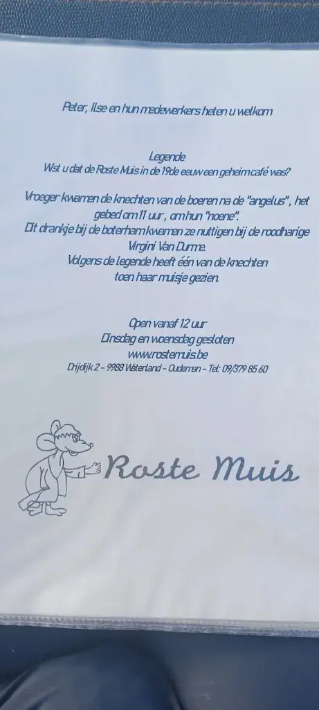Menu_restaurant de Roste Muis_Sint-Laureins_image_3