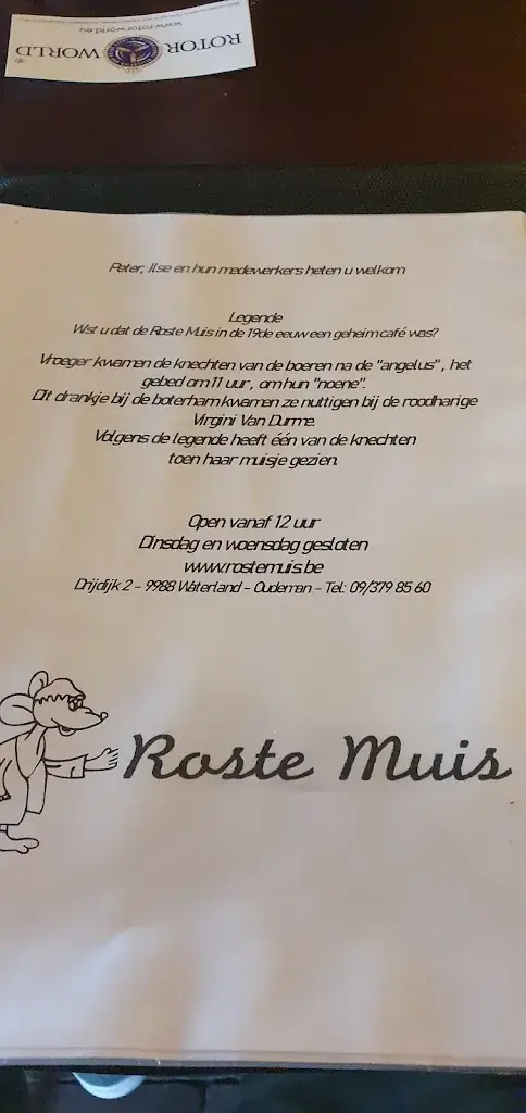 Menu_restaurant de Roste Muis_Sint-Laureins_image_4