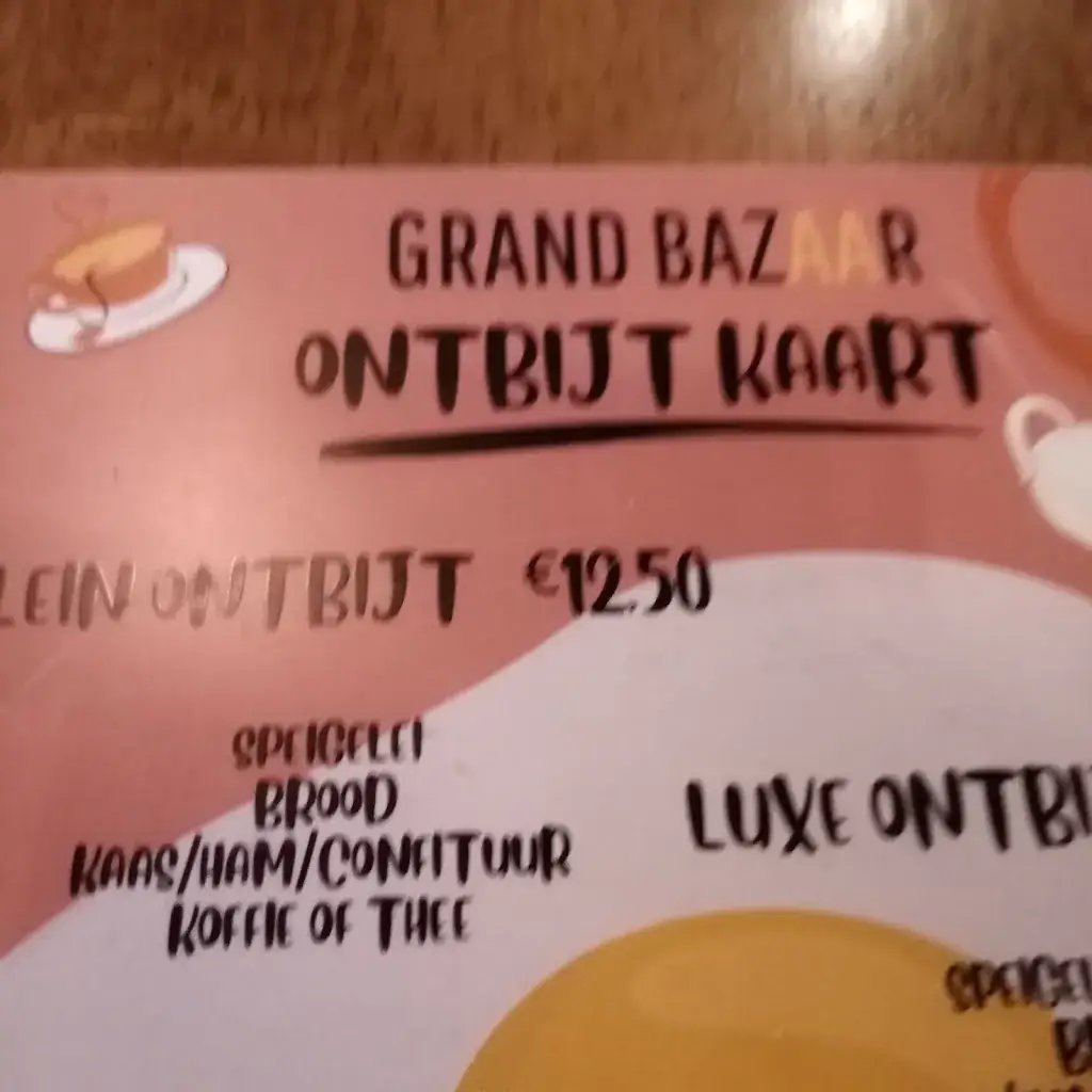 Menu_Brasserie Grand Bazaar_Schoten_image_1