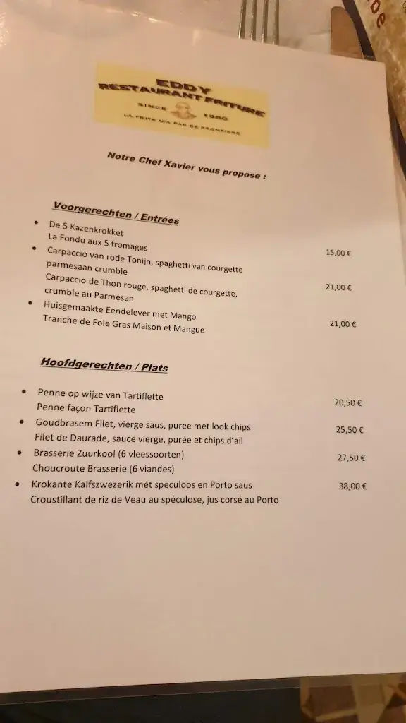 Menü_Chez Eddy_Sint-Genesius-Rode_Bild_1
