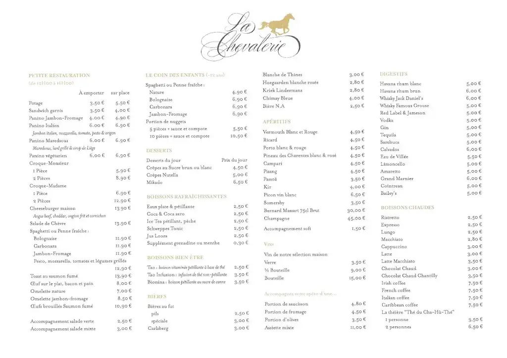 Menu_Bar-Restaurant La Chevalerie_Sint-Genesius-Rode_image_1