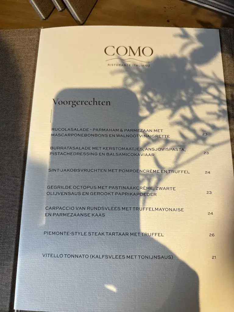 Menu_RISTORANTE COMO SCHILDE_Schilde_image_1