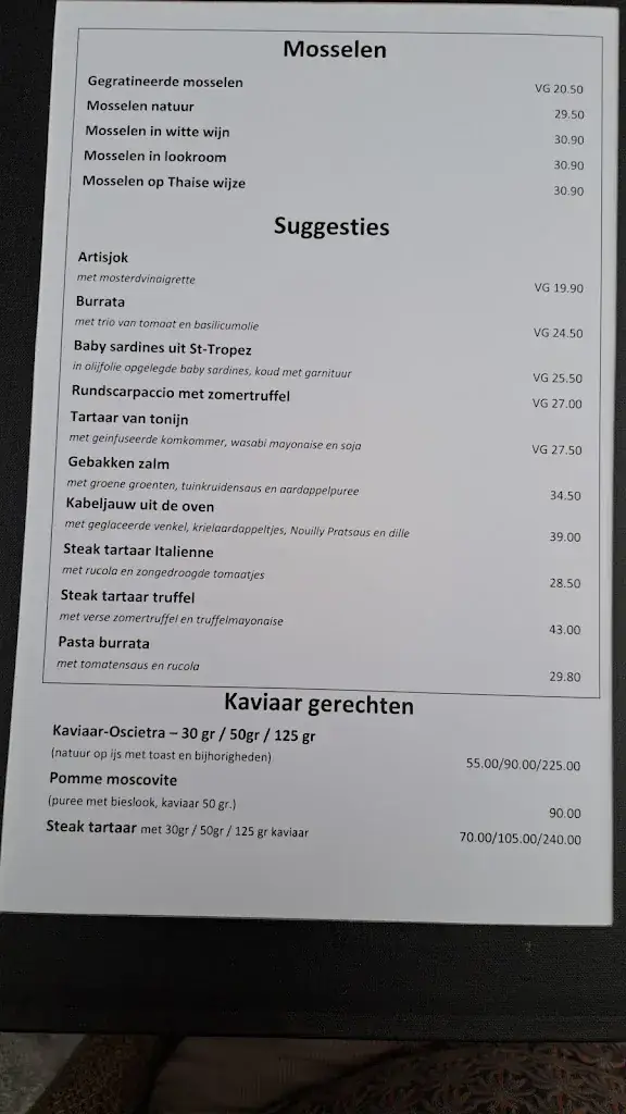 Menü_De Vogelenzang_Schilde_Bild_1