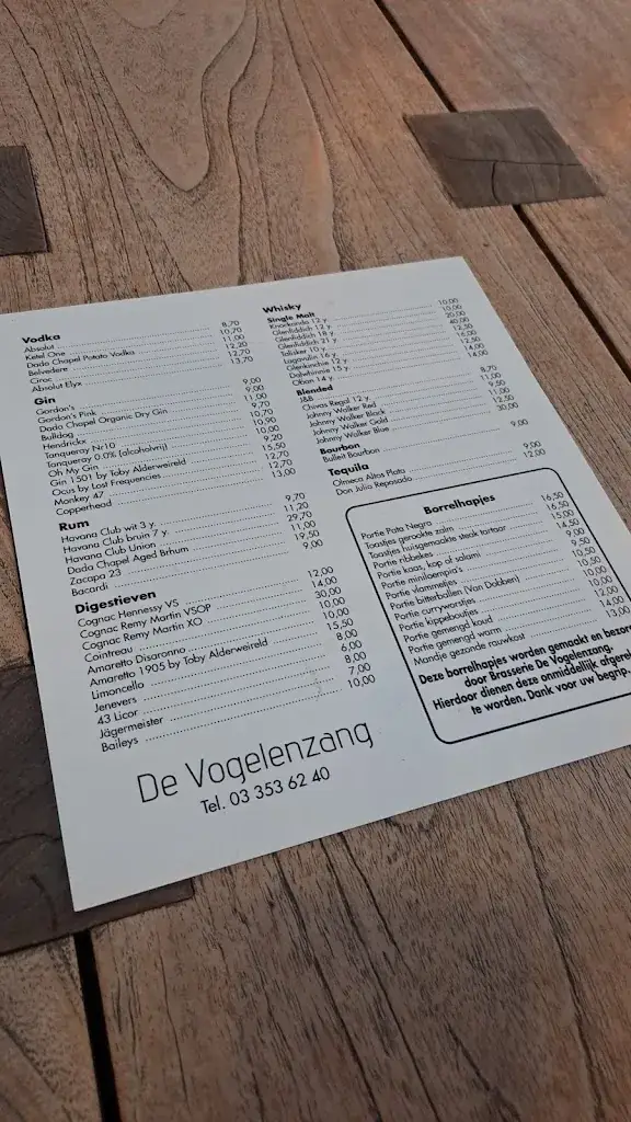 Menü_De Vogelenzang_Schilde_Bild_3