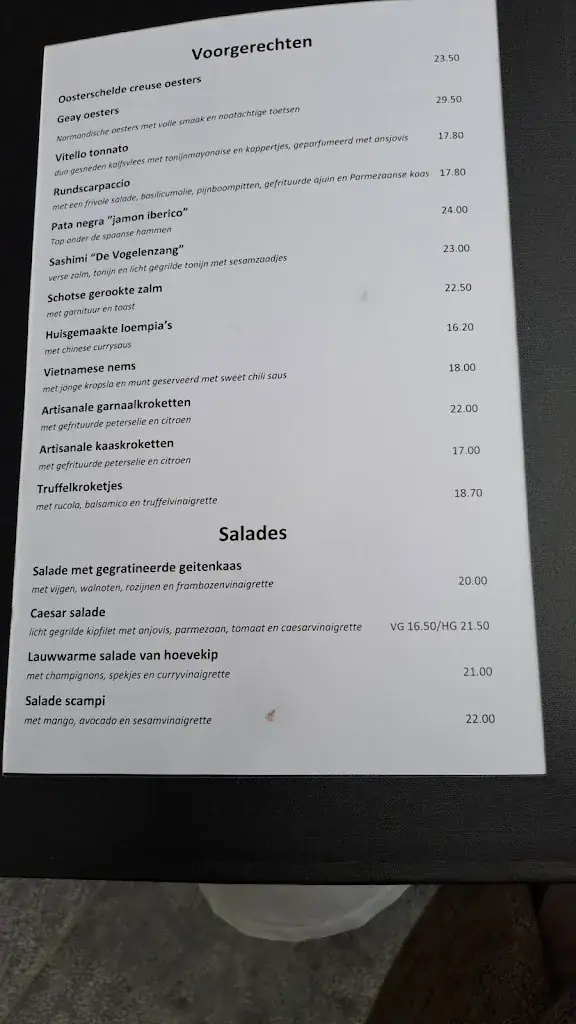 Menü_De Vogelenzang_Schilde_Bild_4