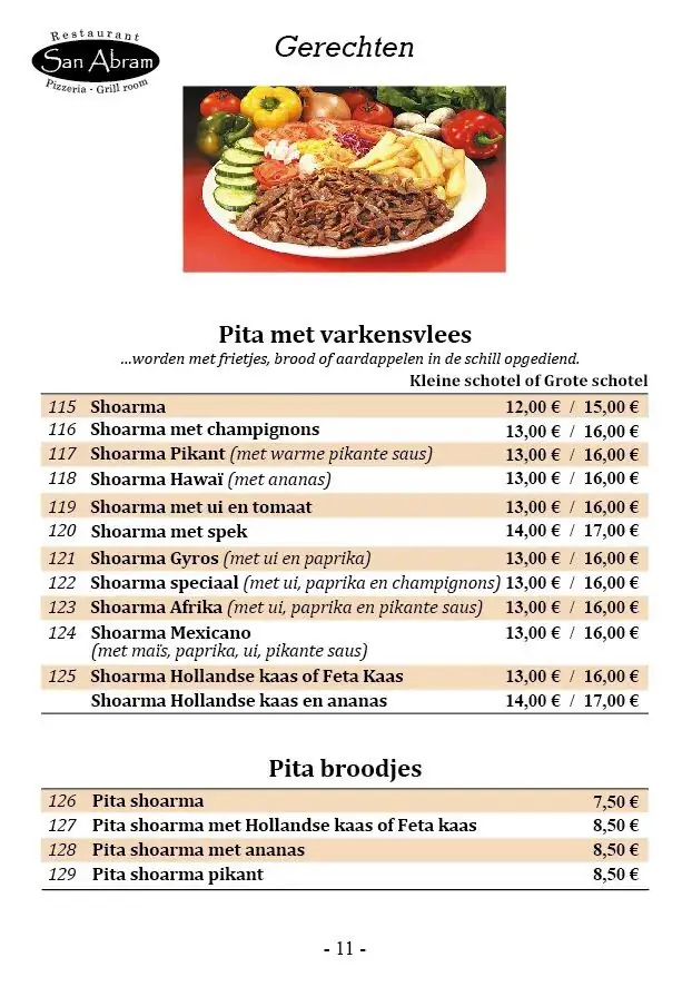 Menu_San Abram Restaurant_Schilde_image_1