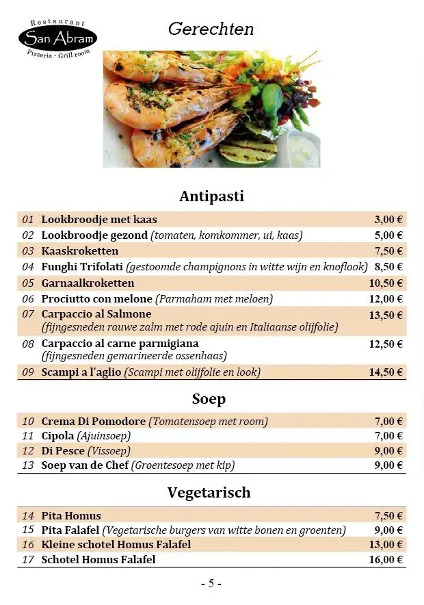 Menu_San Abram Restaurant_Schilde_image_2