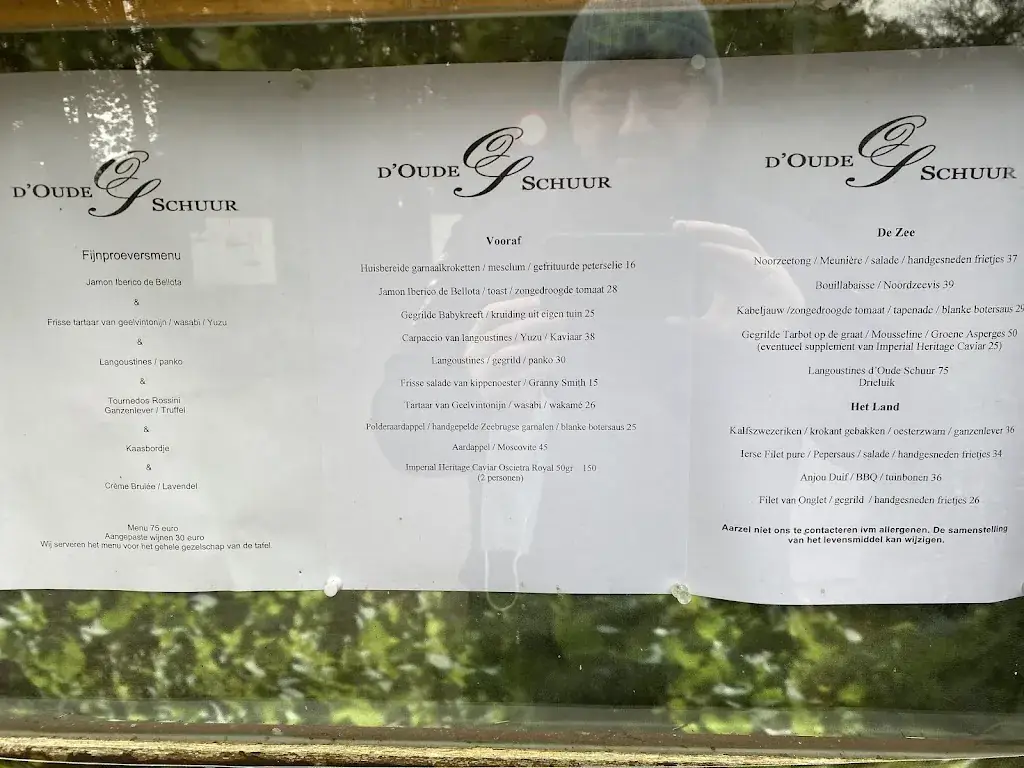 Menü_D'oude Schuur_Sint-Martens-Latem_Bild_1