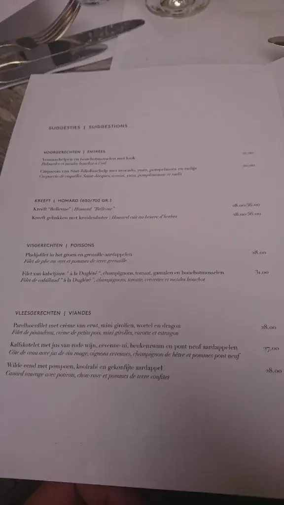 Menu_Auberge Du Pêcheur_Sint-Martens-Latem_image_3