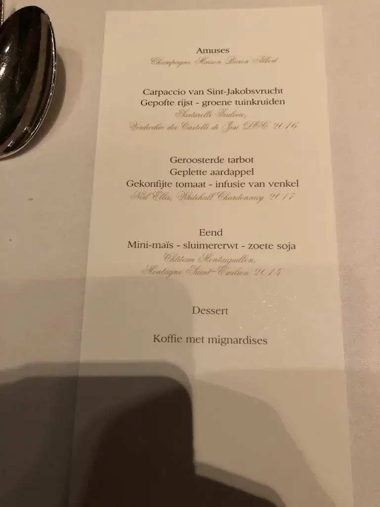 Menu_Auberge Du Pêcheur_Sint-Martens-Latem_image_4