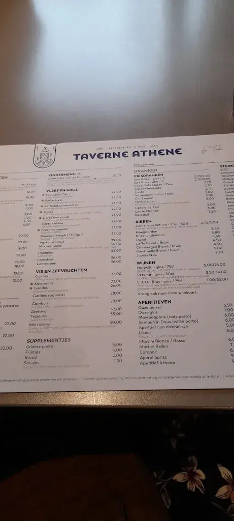 Menu_Taverne Athene ‘Taki’_Beringen_image_4