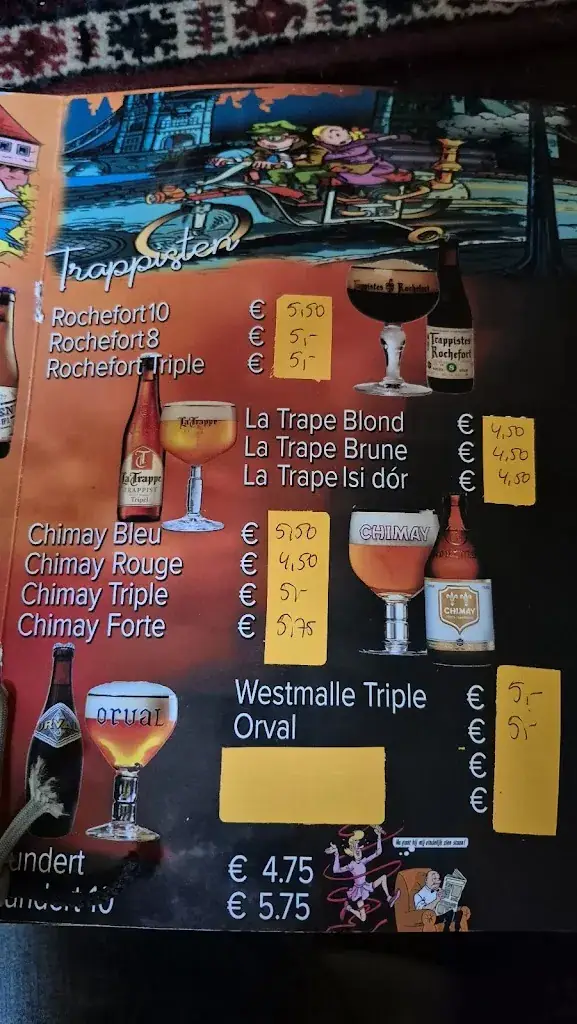 Menu_Zotte Lambiek Biercafé_Voeren_image_1