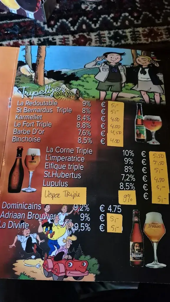 Menu_Zotte Lambiek Biercafé_Voeren_image_4