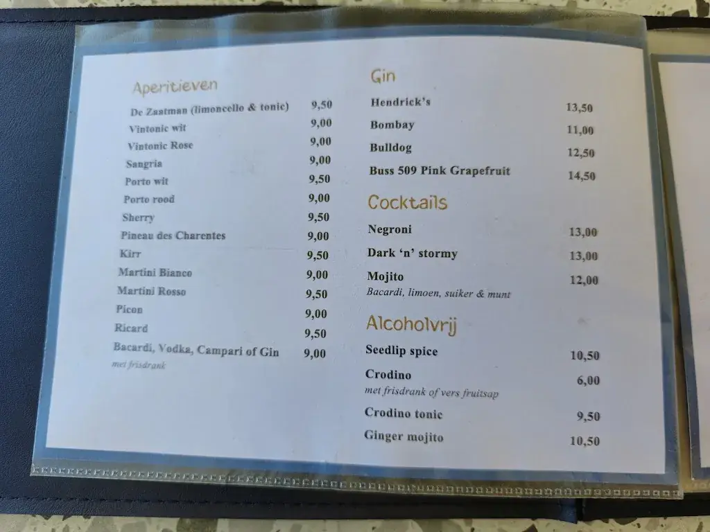 Menü_Bistro De Zaatman_Temse_Bild_3