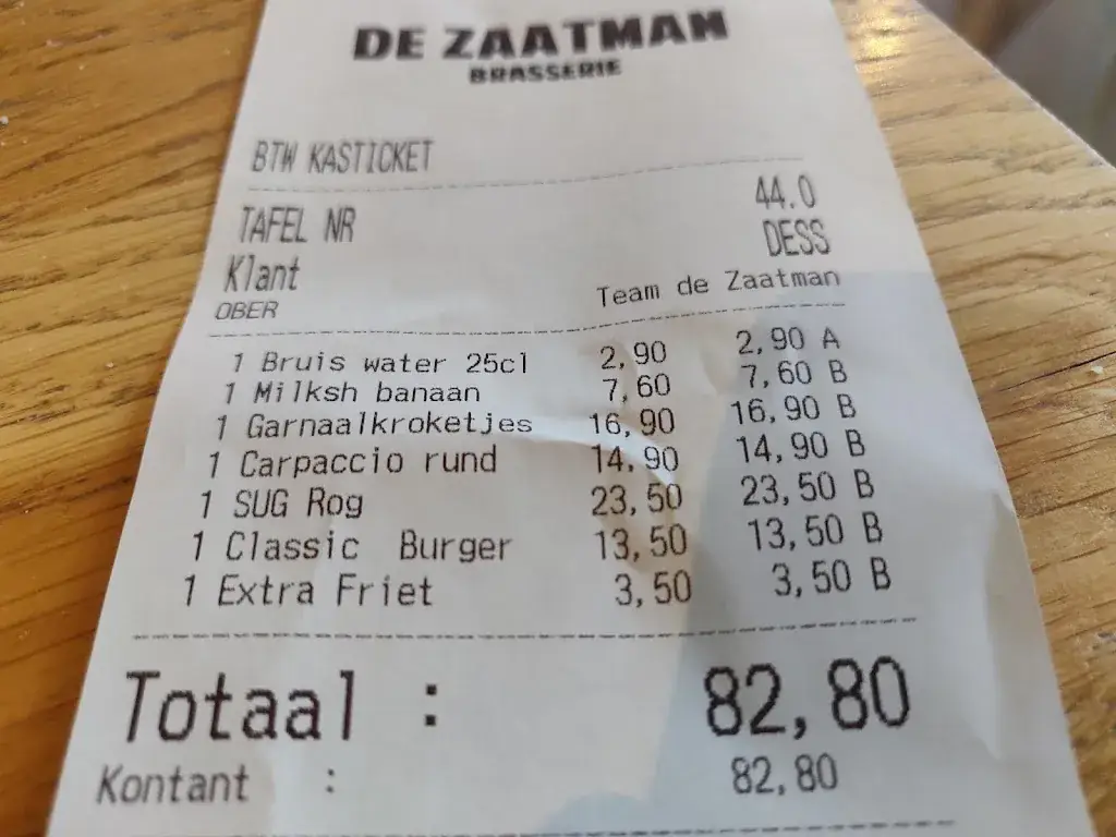 C N_Bistro De Zaatman_Temse_Bewertung