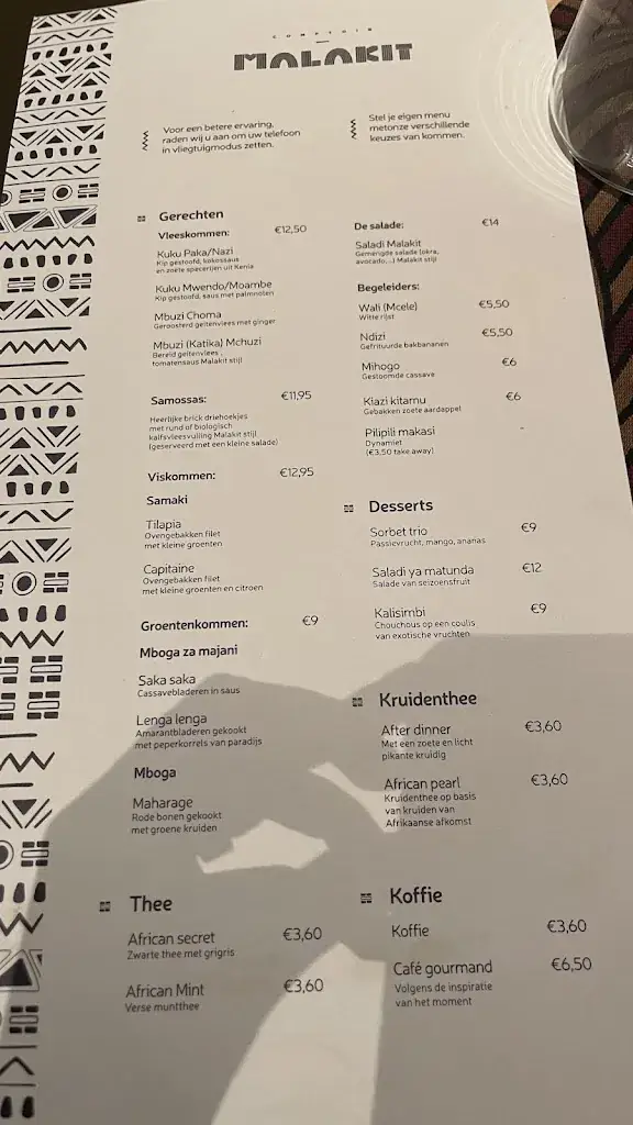 Menu_Malakit Toog_Tervuren_imagen_1