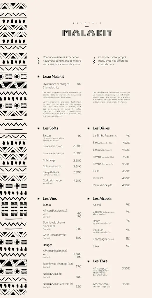 Menu_Malakit Toog_Tervuren_imagen_2