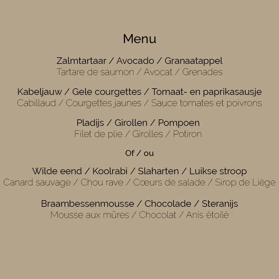 Menu_Restaurant Romy_Tervuren_image_1