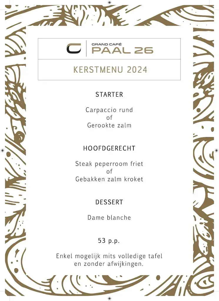 Menu_Paal 26 Grand-Café_Beringen_image_1