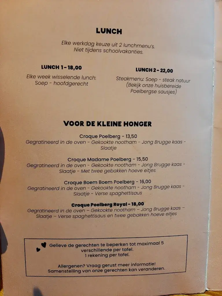 Menü_Brasserie Poelberg_Tielt_Bild_1