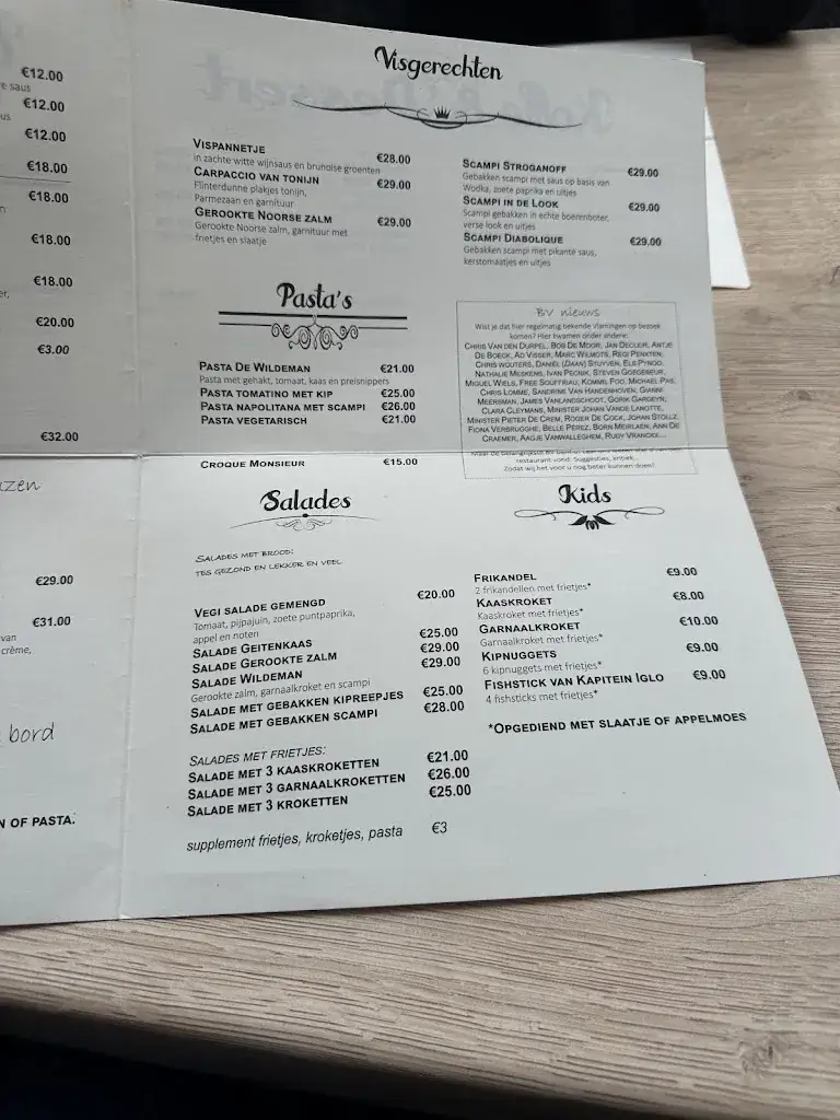 Menu_the Wildeman_Tielt_image_2