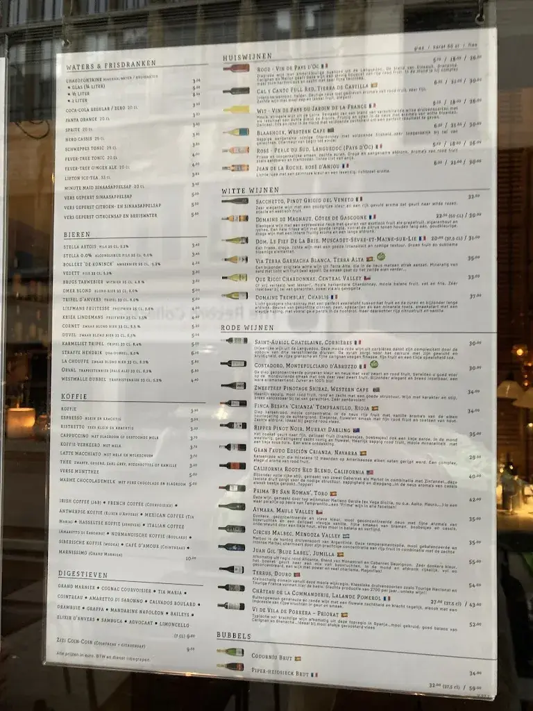 Menu_De Pottekijker_Antwerpen_imagen_1