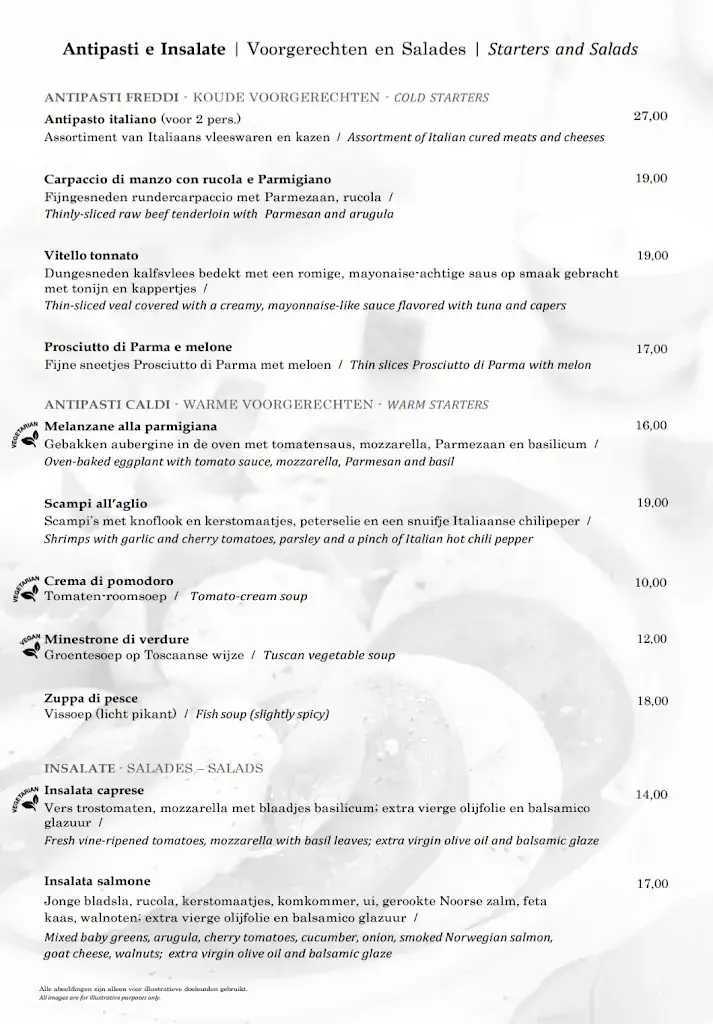 Menu_La Luna Rossa - Sint-Niklaas_Sint-Niklaas_image_2
