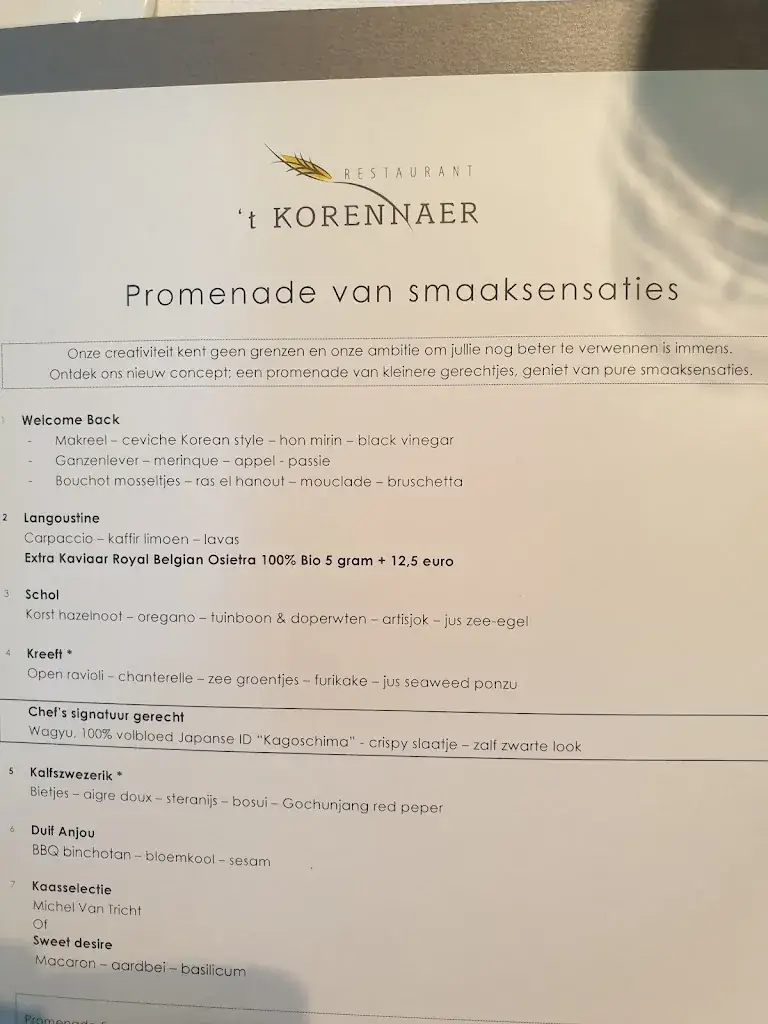 Menu_'t Korennaer_Sint-Niklaas_image_4