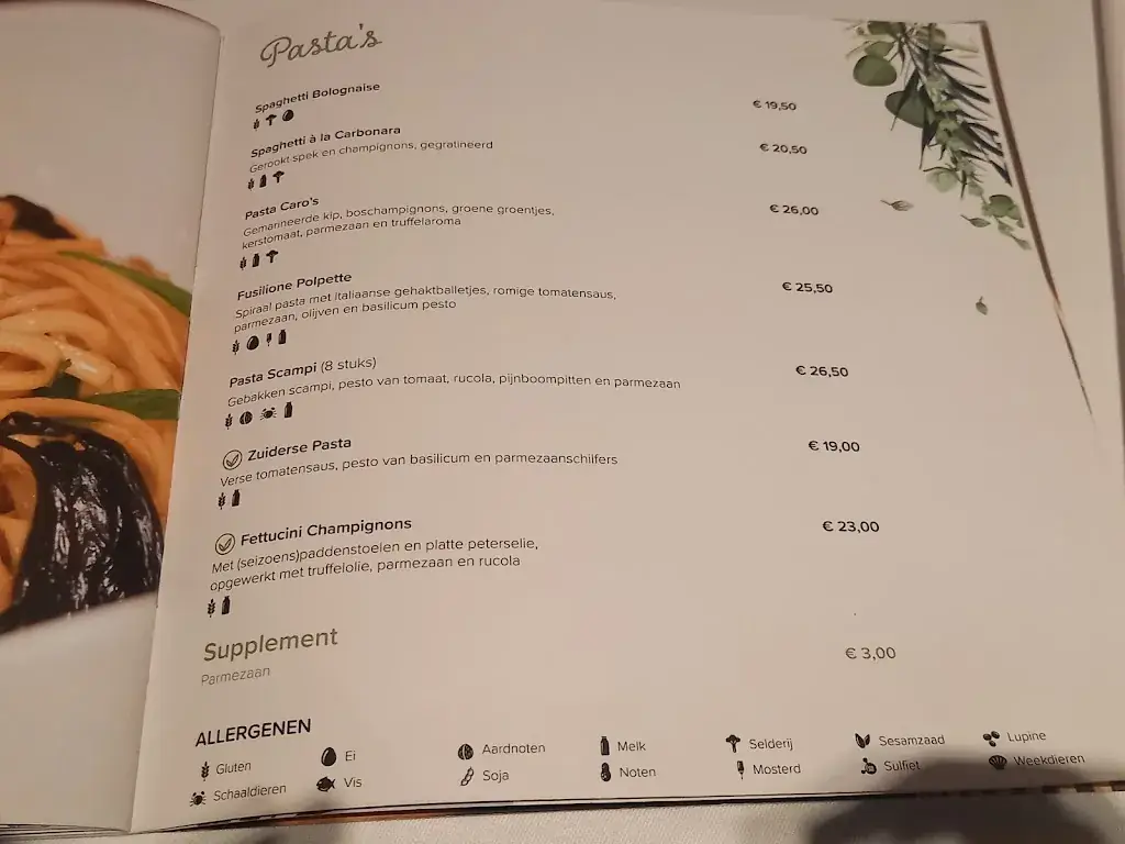 Menu_Caro's_Sint-Niklaas_image_1