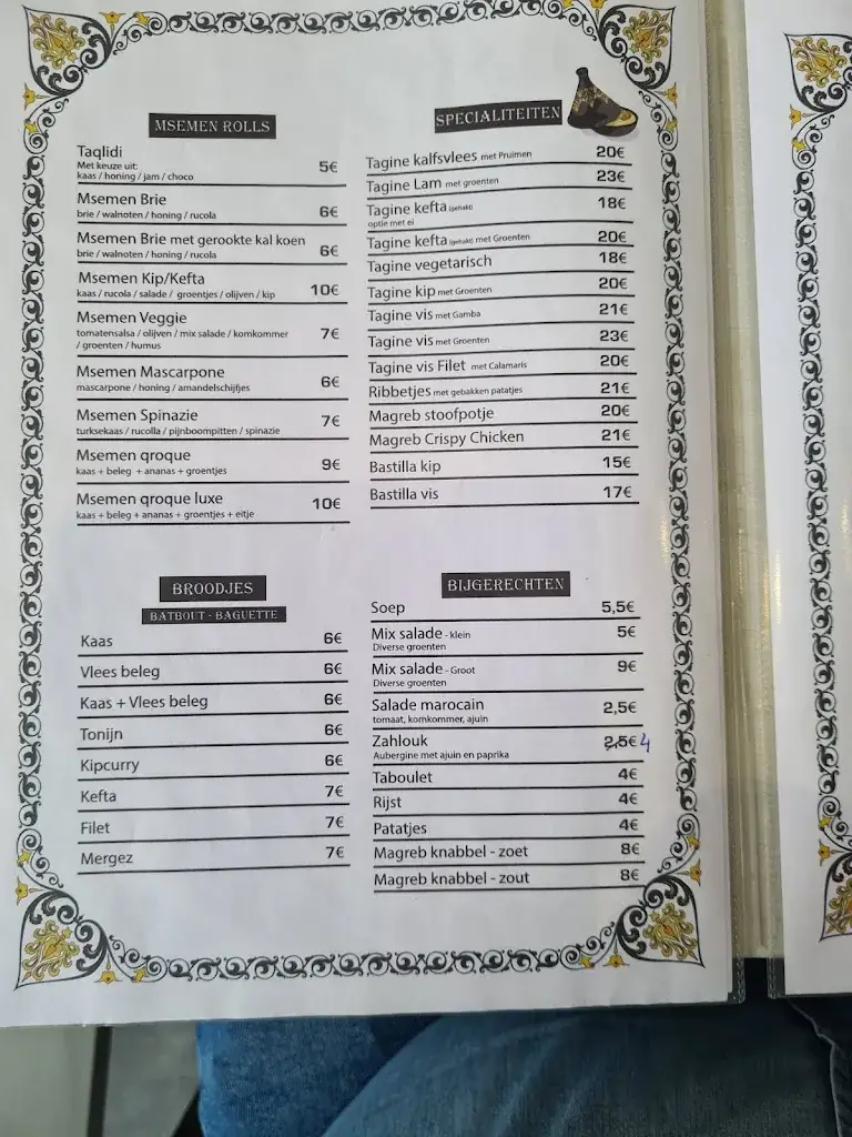 Menu_Magreb Breakfast Lunch and Dinner_Beringen_image_1