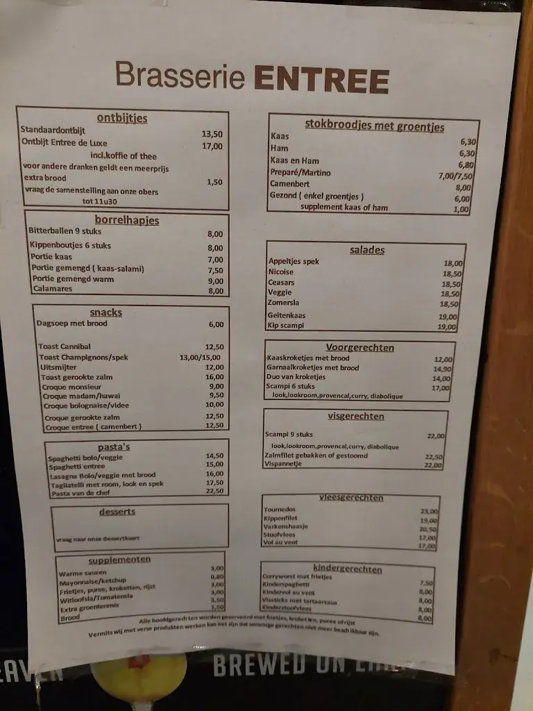 Menu_Brasserie Entrée - Sint-Niklaas_Sint-Niklaas_image_3