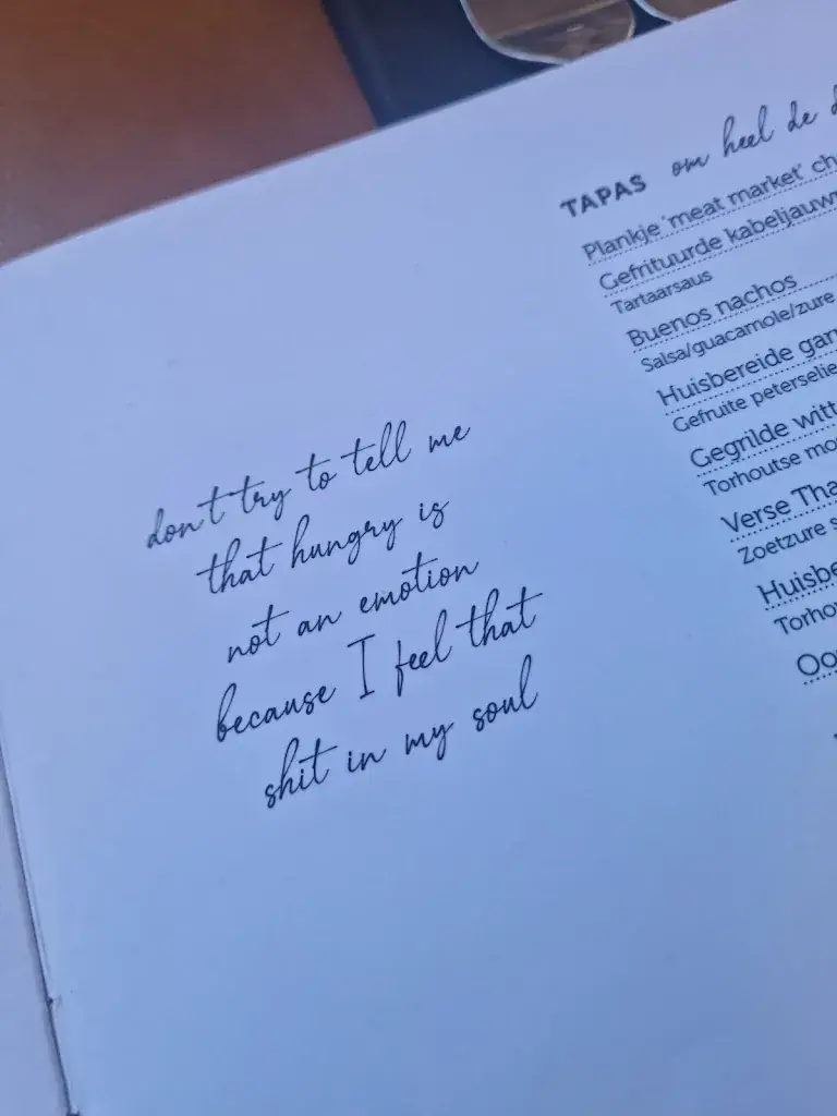 Menu_Bistro Les Amis_Torhout_image_2