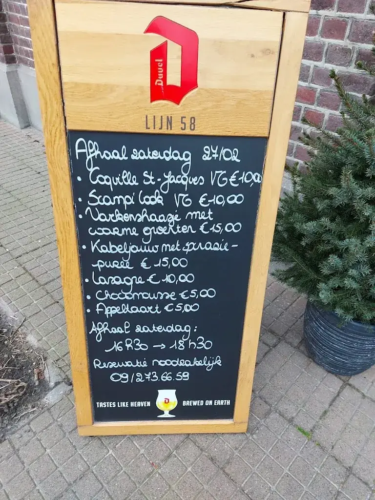 Menu_Brasserie Lijn 58_Lievegem_image_1