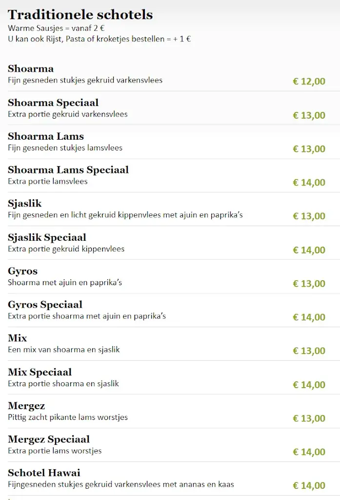 Menu_Shoarma Josi_Tongeren-Borgloon_image_1