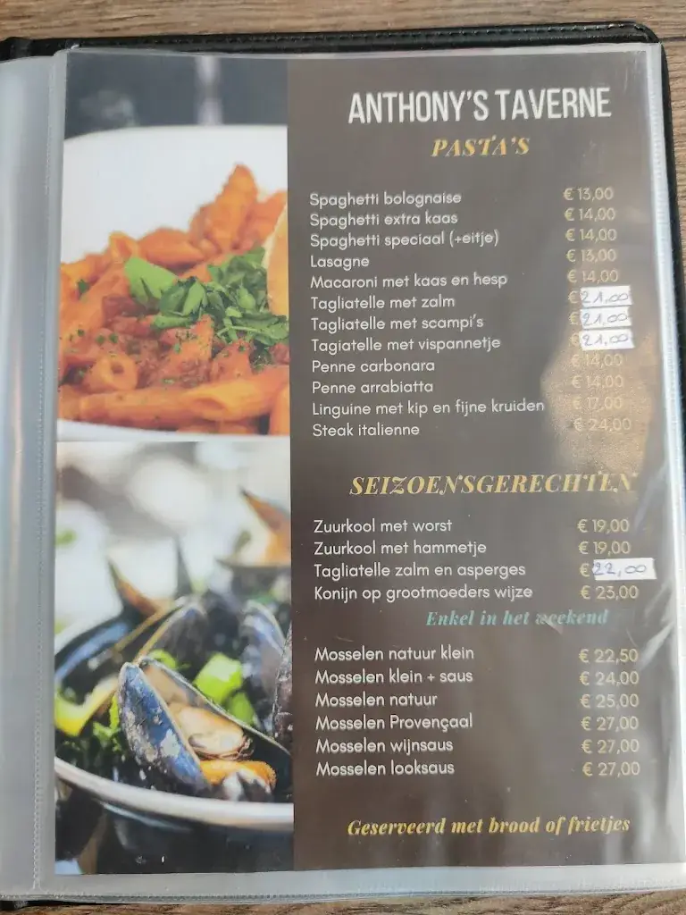 Menu_Anthony's Tavern_Tongeren-Borgloon_image_2