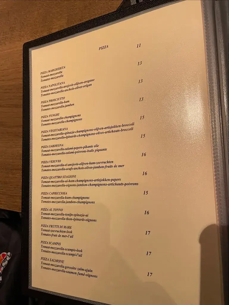 Menu_Restaurant Roma Antwerpen_Antwerpen_image_4