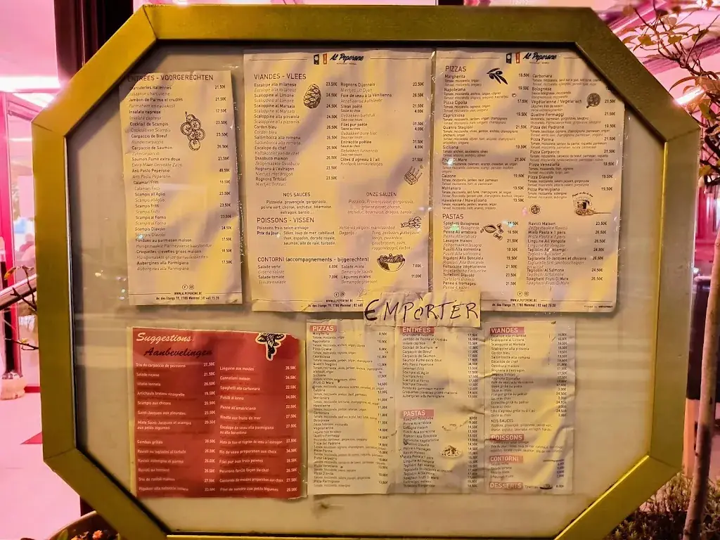 Menu_Al Peperone_Wemmel_image_3