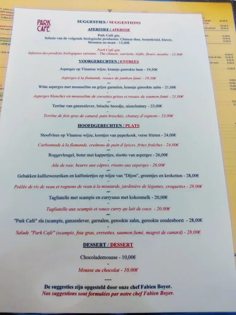 Menu_Park Café_Wemmel_image_2