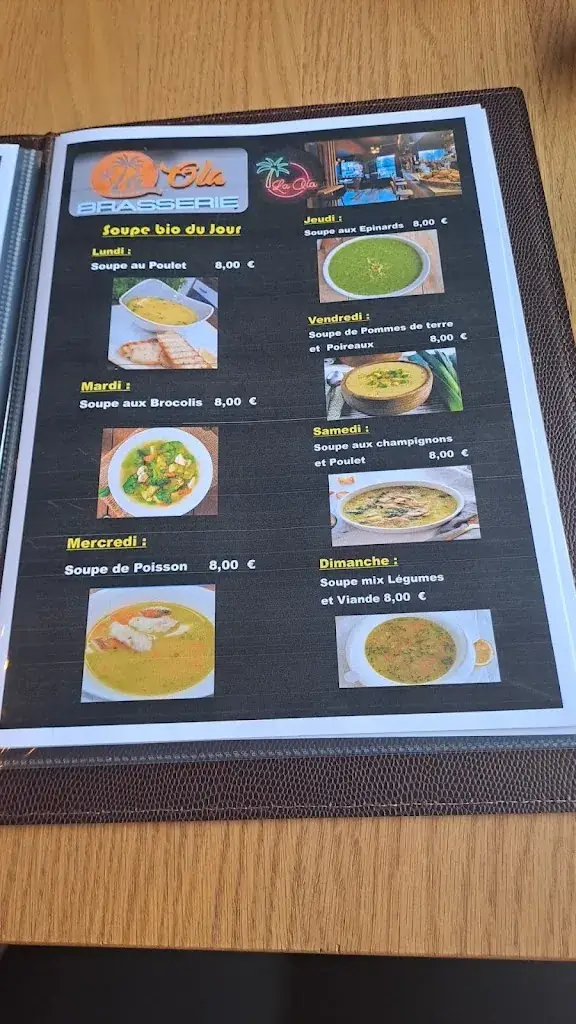 Menü_La Ola Brasserie_Wemmel_Bild_1