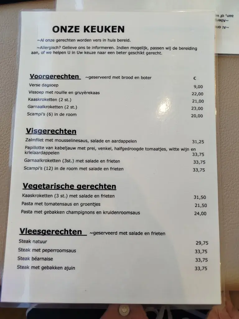 Menu_Restaurant William's_Haan_imagen_1