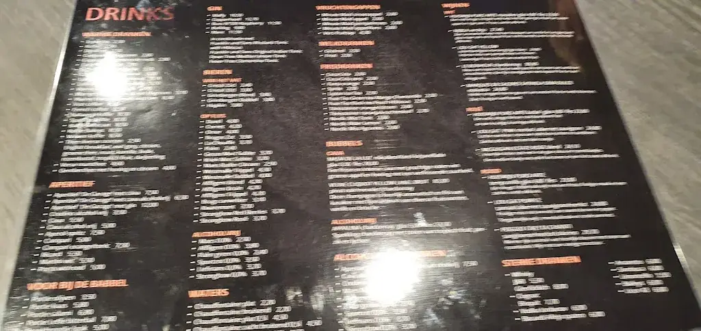 Menü_De Garage Koersel_Beringen_Bild_2