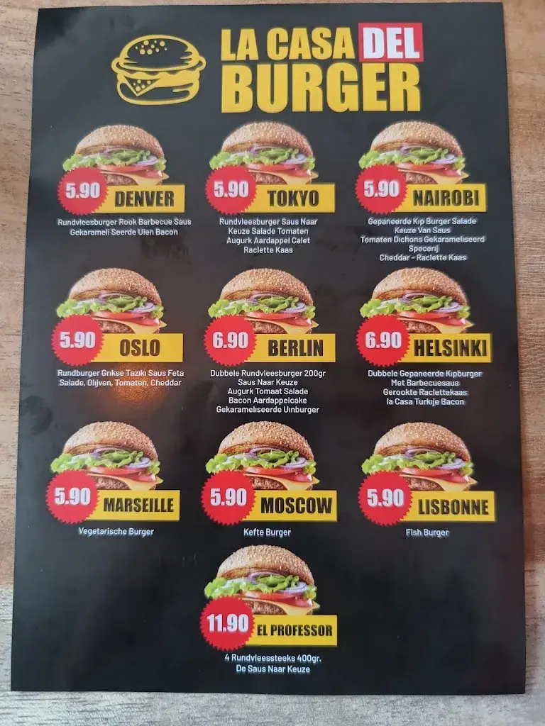 Menu_La Casa Del Burger_Tienen_image_4