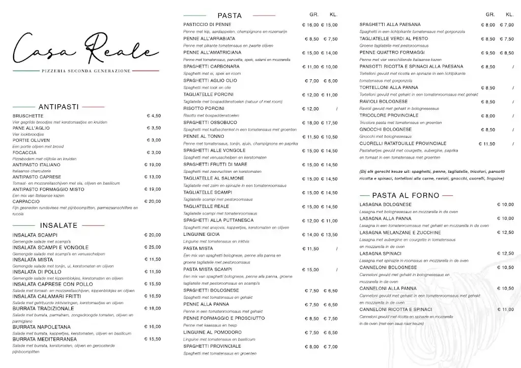 Menü_Casa Reale_Beringen_Bild_3